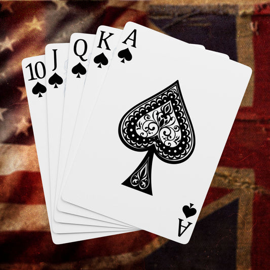 Dual Citizenship Poker Playing Cards | Decorative Ace Spade Deck for Game Nights & Gifts
